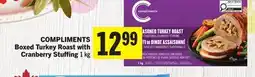 Foodland COMPLIMENTS Boxed Turkey Roast with Cranberry Stuffing offer