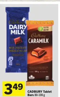 Foodland CADBURY Tablet Bars offer