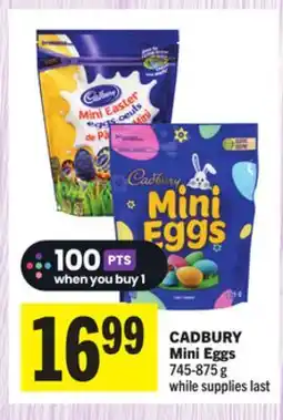 Foodland CADBURY Mini Eggs offer