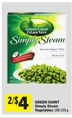 Foodland GREEN GIANT Simply Steam Vegetables offer