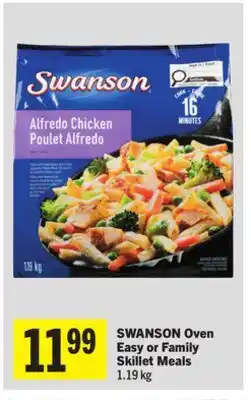 Foodland SWANSON Oven Easy or Family Skillet Meals offer