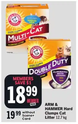 Foodland ARM & HAMMER Hard Clumps Cat Litter offer