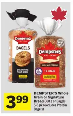 Foodland DEMPSTER'S Whole Grain or Signature Bread offer