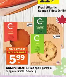 Foodland COMPLIMENTS Pies offer