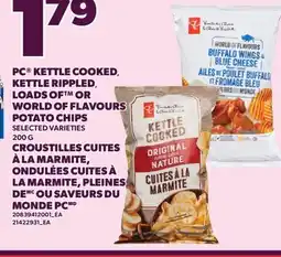 Valu-mart CROUSTILLES CUITES À LA MARMITE, ONDULÉES CUITES À LA MARMITE, PLEINES DE OU SAVEURS DU MONDE PC offer