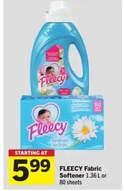Foodland FLEECY Fabric Softener offer