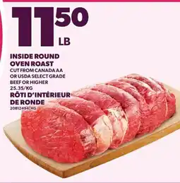 Valu-mart RÔTI D'INTÉRIEUR DE RONDE offer