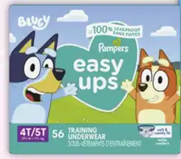 Food Basics PAMPERS EASY UPS TRAINING UNDERWEAR offer