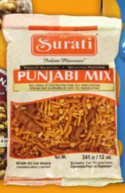 Food Basics SURATI SNACKS, DIVYA ROASTED CHANA OR RUBICON DRINKS offer