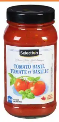 Food Basics SELECTION PASTA SAUCE offer