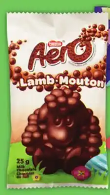 Food Basics NESTLE AERO EASTER LAMB CHOCOLATE, CADBURY CREAM EGGS OR MINI EGGS offer