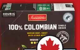 Food Basics TIMOTHY'S COFFEE CAPSULES offer