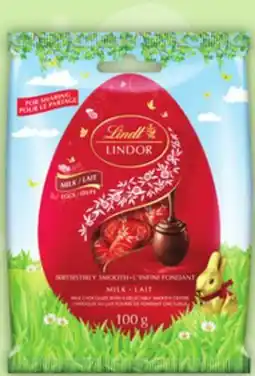 Food Basics LINDT LINDOR EASTER CHOCOLATES EGGS offer