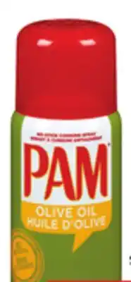 Food Basics PAM COOKING SPRAY offer