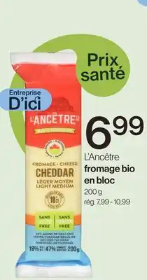Avril Fromage bio en bloc offer