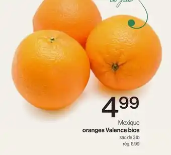 Avril oranges Valence bios offer