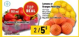 Mayrand Greenhouse Strawberries offer