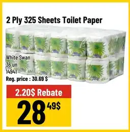 Mayrand White Swan 2 Ply 325 Sheets Toilet Paper offer