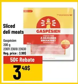 Mayrand Gaspésien Sliced deli meats offer