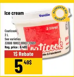 Mayrand Coaticook Ice Cream offer