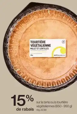 Avril Tarte ou la tourtière végétaliennes offer