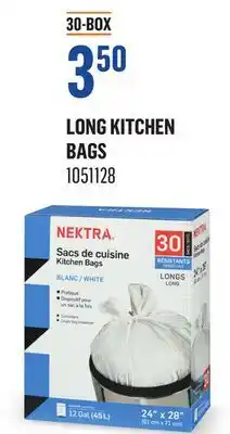 Canac Long Kitchen Bags offer