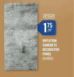 Canac IMITATION CONCRETE DECORATIVE PANEL offer