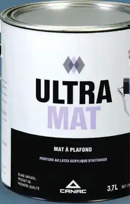 Canac UltraMat Ceiling Latex Paint Natural White offer