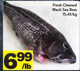 Supermarché PA Fresh Cleaned Black Sea Bass offer