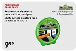Home Hardware Multi surface painter's tape offer