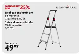 Home Hardware 3 step aluminum ladder offer
