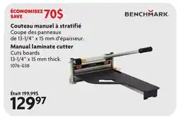 Home Hardware Manual laminate cutter offer