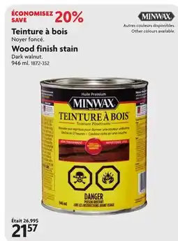 Home Hardware Wood finish stain offer