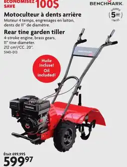 Home Hardware Rear tine garden tiller offer