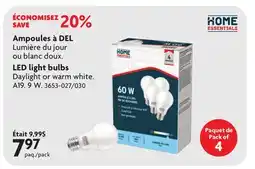 Home Hardware LED light bulbs offer