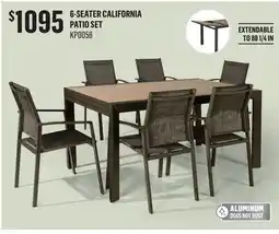 Canac 6-Seater California Patio Set offer