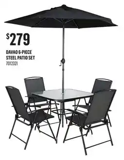 Canac Davao 6-piece Steel Patio Set offer