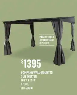 Canac Pompano Wall-Mounted Sun Shelter offer