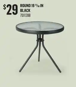 Canac Round Side Table 1911/16in offer