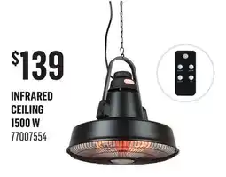 Canac Infrared Ceiling Mounted Patio Heater offer