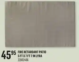 Canac Fire Retardant Patio mat 5ftx7ft7in offer