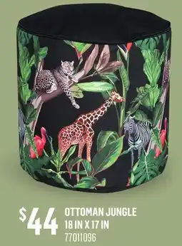 Canac Ottoman Jungle 18inx17in offer
