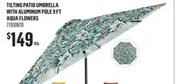 Canac Tilting Patio Umbrella with Aluminum Pole 9 ft offer