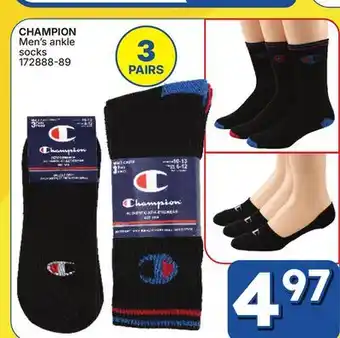 Rossy CHAMPION Menʼs ankle socks offer
