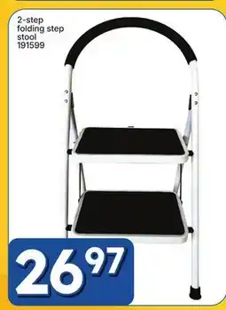 Rossy 2-step folding step stool offer