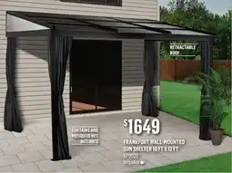 Canac Frankfurt Wall-Mounted Sun Shelter offer