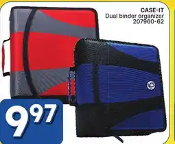 Rossy CASE-IT Dual binder organizer offer