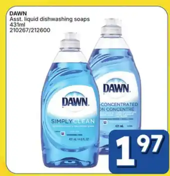 Rossy DAWN Asst. liquid dishwashing soaps offer