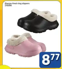 Rossy Sherpa-lined clog slippers offer