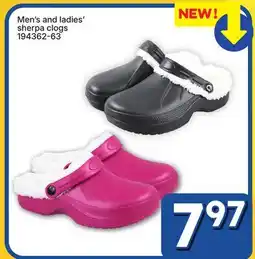 Rossy Menʼs and ladiesʼ sherpa clogs offer
